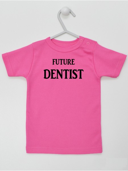 Future Dentist - koszulka z napisem niemowlęca