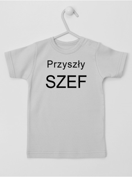 Przyszły Szef - koszulka niemowlęca dla chłopca