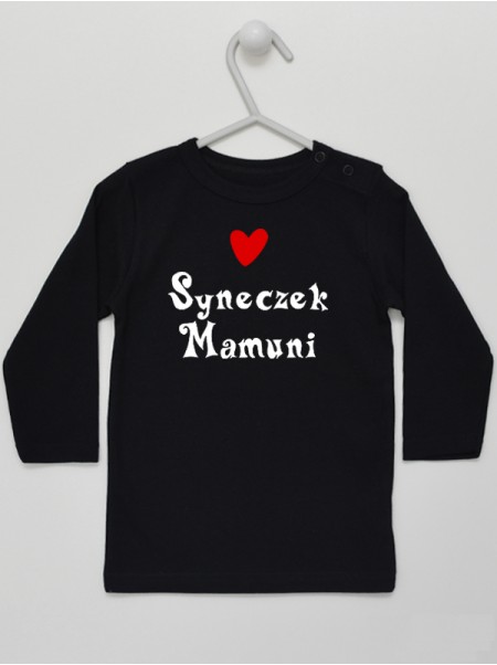 Syneczek Mamuni z Czerwonym Sercem - t-shirt dla chłopczyka