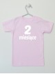 Drugi Miesiąc - koszulka dla niemowlaka do zdjęć