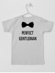 Nadruk Perfect Gentleman z Muchą - t-shirt dla chłopca