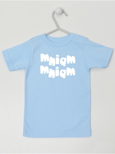 Mniam Mniam - koszulka z napisem dla dziecka