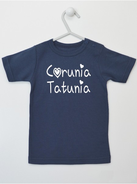 Córunia Tatunia z Serduszkiem - koszulka z nadrukiem dla dziewczynki