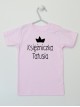 Księżniczka Tatusia z Koroną - koszulka dla dziewczynki
