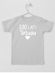 Napis 100 lat Tatusiu - koszulka z życzeniami dla taty