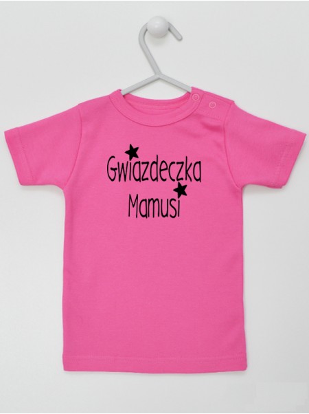 Gwiazdeczka Mamusi - t-shirt dla dziewczynki z nadrukiem