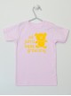 Od Jutra Będę Grzeczny Nadruk Żółty - koszulka dla chłopca