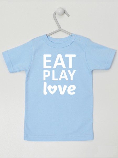 Eat Play Love - t-shirt z nadrukiem