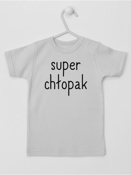 Super Chłopak - koszulka dla chłopca z napisem