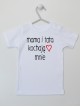 Mama I Tata Kochają Mnie - t-shirt dla niemowlaka