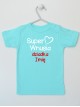 Super Wnusia Dziadka z Imieniem - koszulka dla dziewczynki