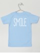 Smile - koszulka niemowlęca z napisem