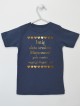 Metryczka na Pamiątkę Urodzin Nadruk Złoty - koszulka personalizowana