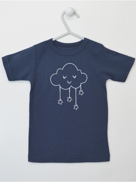 Chmurka z Gwiazdkami - koszulka niemowlęca z nadrukiem