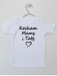 Kocham Mamę i Tatę - koszulka dla niemowlaka z napisem