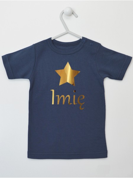 Gwiazdka Złota z Imieniem - koszulka na prezent
