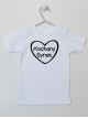 Kochany Synek Napis Biały w Serduszku - t-shirt dla chłopca