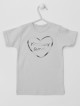 Kochany Synek Nadruk Srebrny w Serduszku - t-shirt dla chłopca