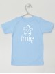 Gwiazdka Kolor Biały + Imię - koszulka personalizowana
