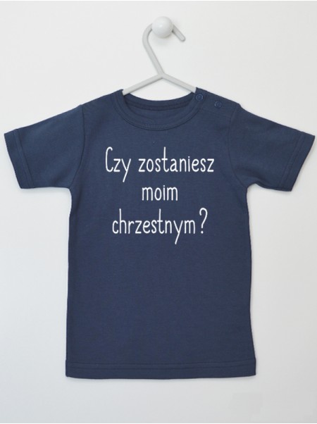 Czy Zostaniesz Moim Chrzestnym? - koszulka z napisami