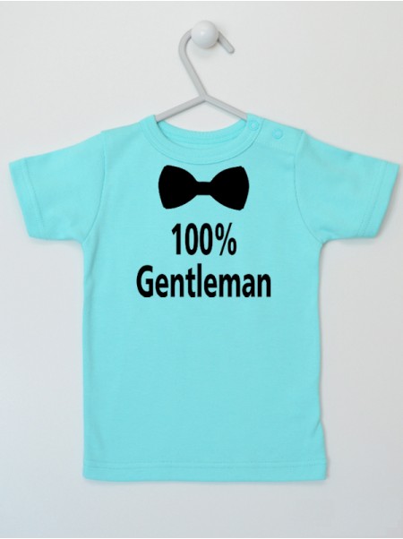 100% Gentelman - koszulka dla chłopca z mucha