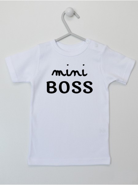 Mini Boss - koszulka z nadrukiem dla chłopca