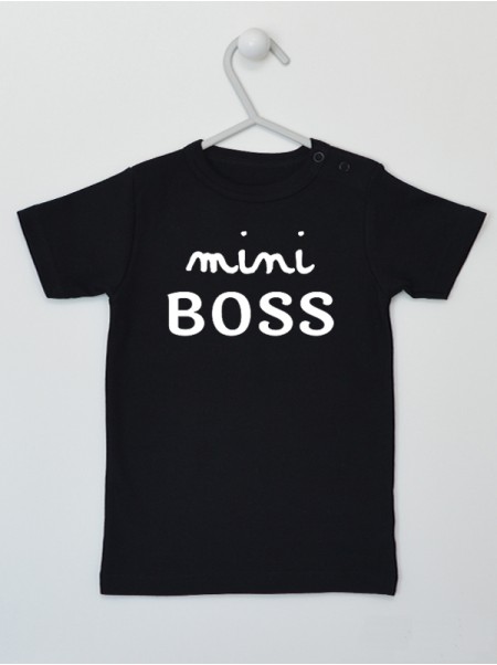 Mini Boss - koszulka z nadrukiem dla chłopca