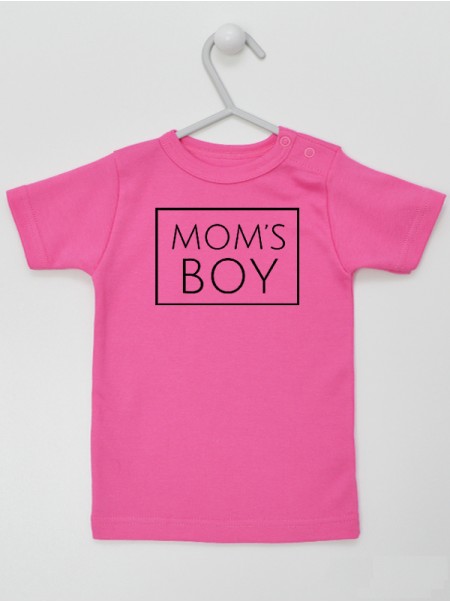 Mom`s Boy - koszulka z nadrukiem dla chłopca