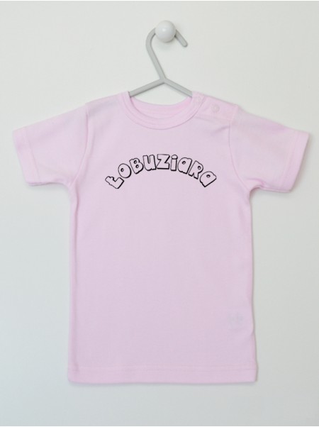 Napis Łobuziara - koszulka niemowlęca