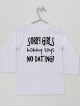 Sorry Girls Mommy Says No Dating! - koszulka z nadrukiem