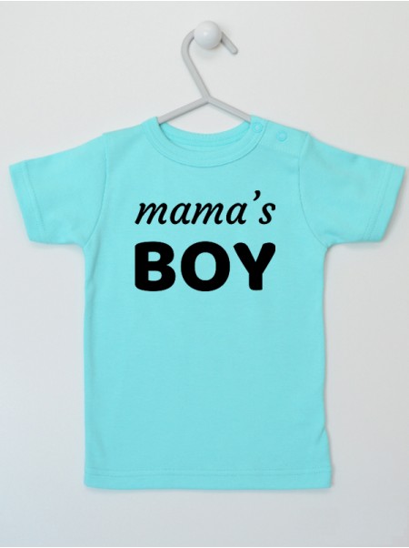 Mama's Boy Napis Czarny - koszulka dla chłopca