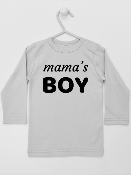 Mama's Boy Napis Czarny - koszulka dla chłopca