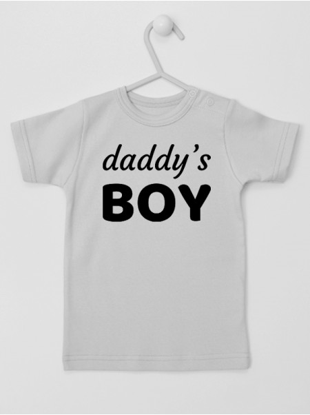 Daddy's Boy Nadruk Biały - koszulka z napisami