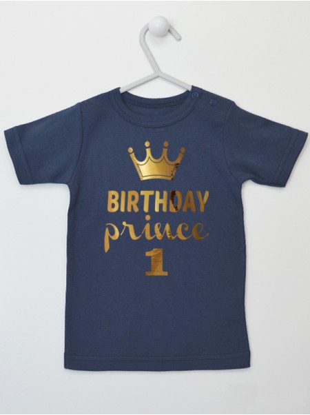 Birthday Prince Na Roczek - koszulka dla chłopca