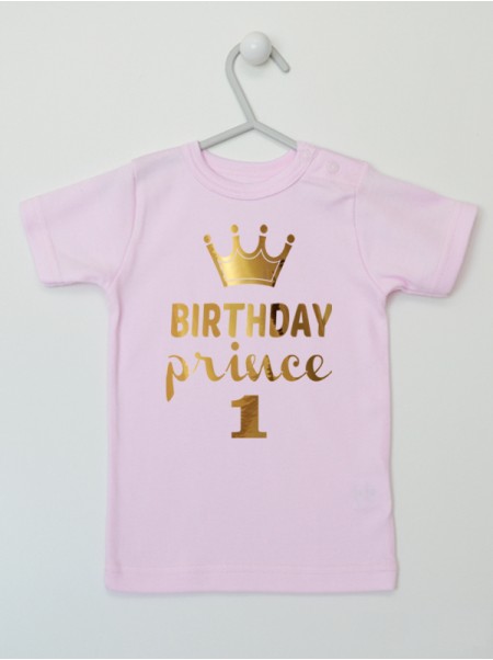 Birthday Prince Na Roczek - koszulka dla chłopca