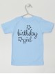 Birthday Girl z Gwiazdkami - koszulka urodzinowa