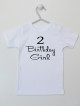 Cyfra 2 oraz Napis Birthday Girl - koszulka na 2 na urodziny dziewczynki