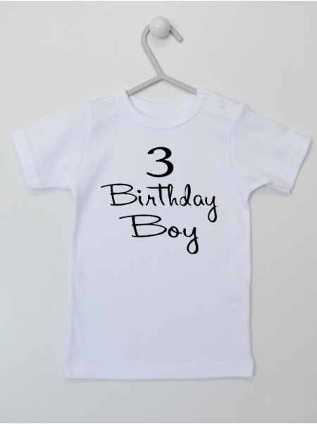 Birtthday Boy - t-shirt na trzecie urodziny dziecka
