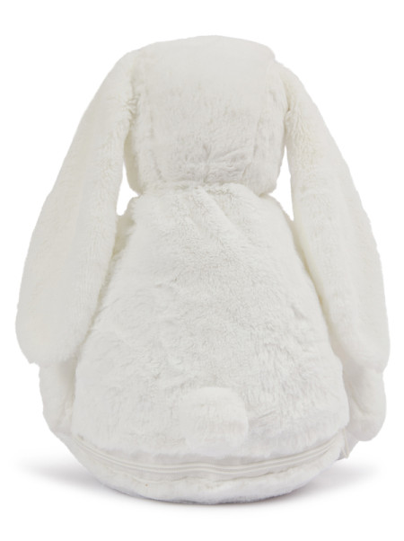 Maskotka Króliczek Biały z Twoim Napisem 45 cm - duży pluszak dla niemowląt Maskotka Króliczek Biały z Twoim Napisem 45 cm - duży pluszak dla niemowląt