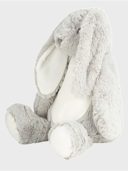 Króliczek Szary z Twoim Tekstem 45 cm - duża maskotka dla niemowląt Króliczek Szary z Twoim Tekstem 45 cm - duża maskotka dla niemowląt