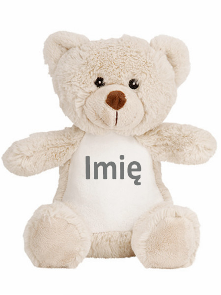 Miś jasnobrązowy wysokość 22 cm - maskotka personalizowana Miś jasnobrązowy wysokość 22 cm - maskotka personalizowana