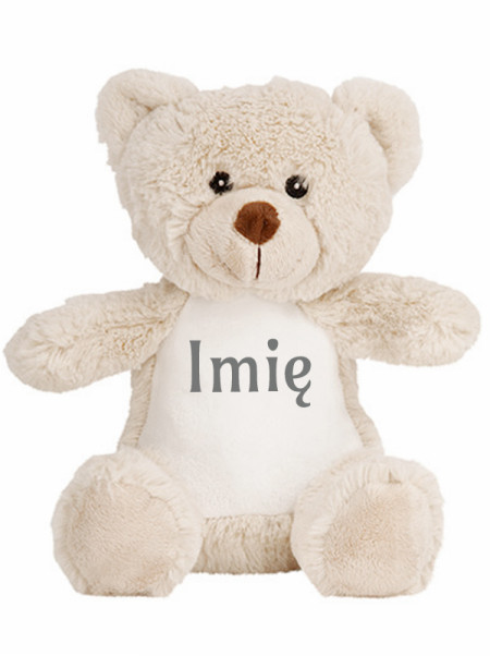 Miś jasnobrązowy wysokość 22 cm - maskotka personalizowana Miś jasnobrązowy wysokość 22 cm - maskotka personalizowana