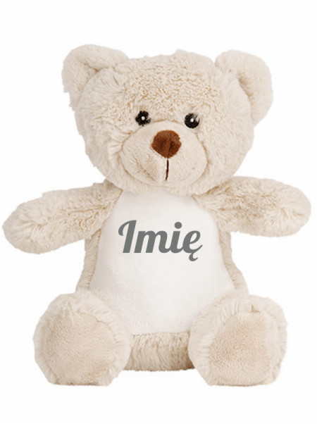 Miś jasnobrązowy wysokość 22 cm - maskotka personalizowana Miś jasnobrązowy wysokość 22 cm - maskotka personalizowana