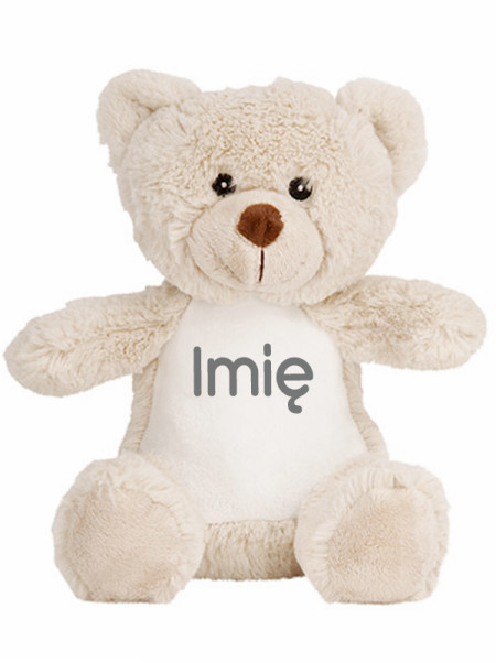 Miś jasnobrązowy wysokość 22 cm - maskotka personalizowana Miś jasnobrązowy wysokość 22 cm - maskotka personalizowana