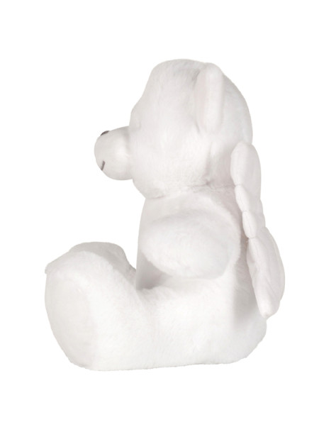 Biały Miś Aniołek – Personalizowana Przytulanka 22 cm