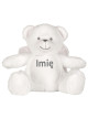 Biały Miś Aniołek – Personalizowana Przytulanka 22 cm