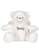 Biały Miś Aniołek – Personalizowana Przytulanka 22 cm