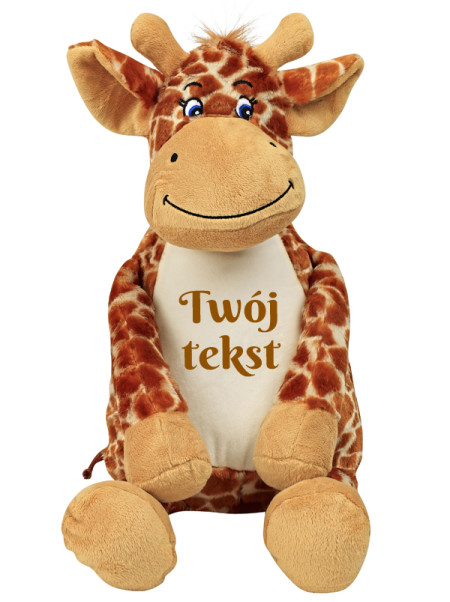 Żyrafa Przytulanka z Własnym Napisem – Maskotka 48 cm