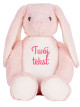  Króliczek Różowy z Twoim Napisem 45 cm - duży pluszak