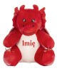 Czerwony Smok z Imieniem – Personalizowana Maskotka 22 cm